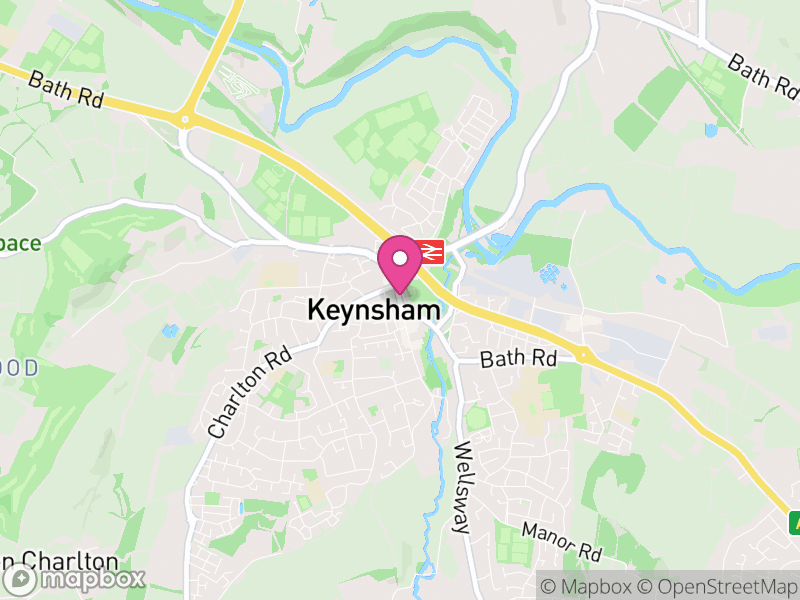 Map of properties for sale in Keynsham