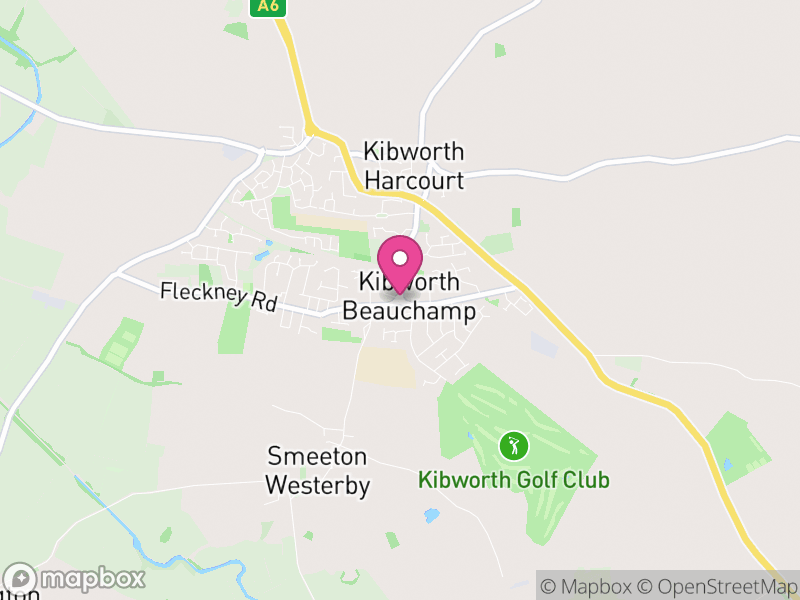 Map of properties for sale in Kibworth Beauchamp
