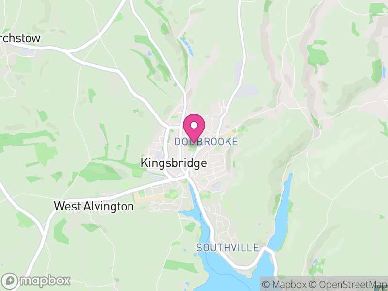 Map of properties for sale in Kingsbridge