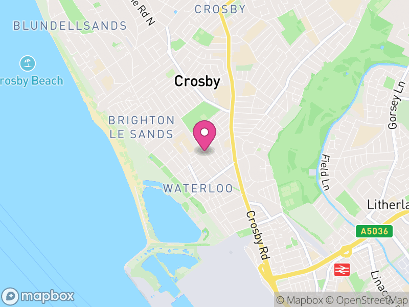 Map of properties for sale in L22