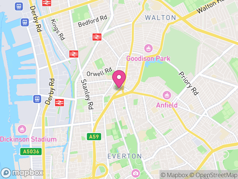Map of properties for sale in L71