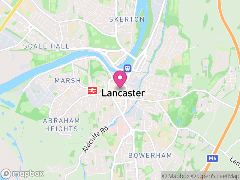 Map of properties for sale in Lancaster