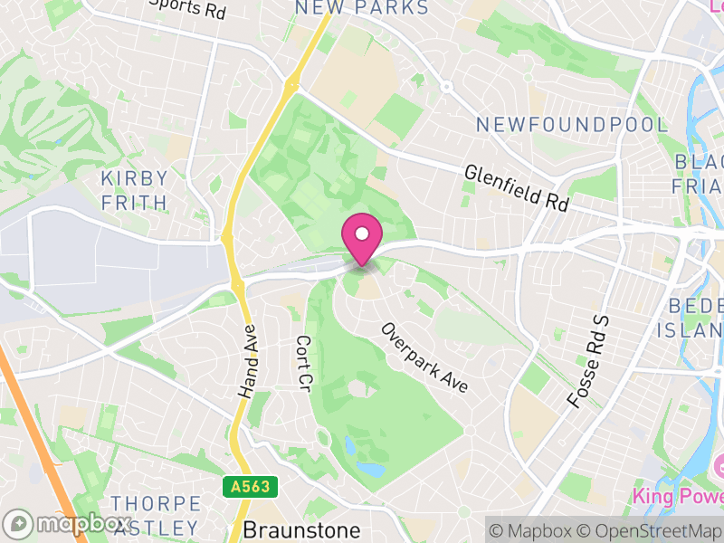 Map of properties for sale in LE3