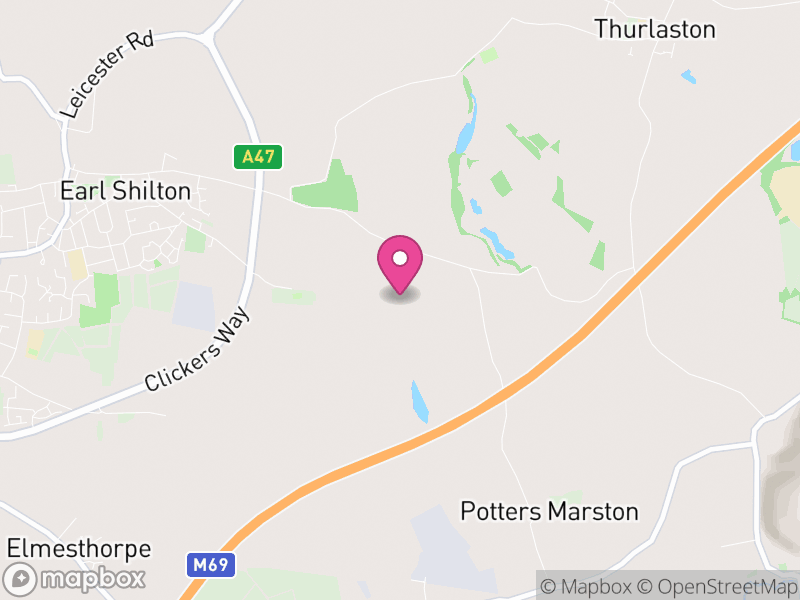 Map of properties for sale in LE9