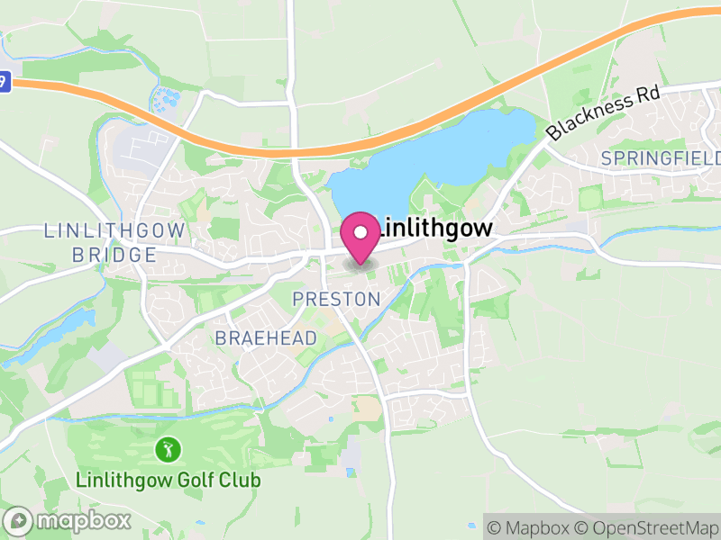 Map of properties for sale in Linlithgow