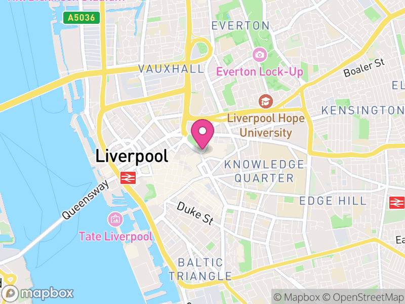Map of properties for sale in Liverpool