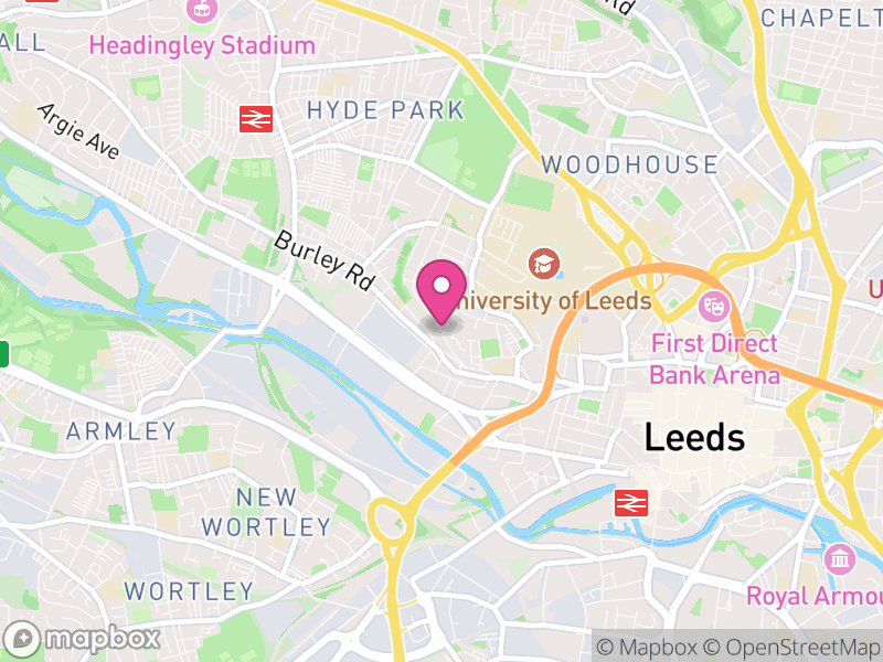 Map of properties for sale in LS3