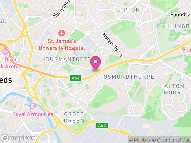 Map of properties for sale in LS9