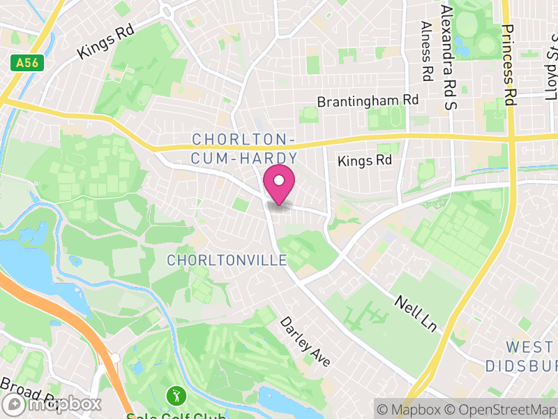 Map of properties for sale in M21