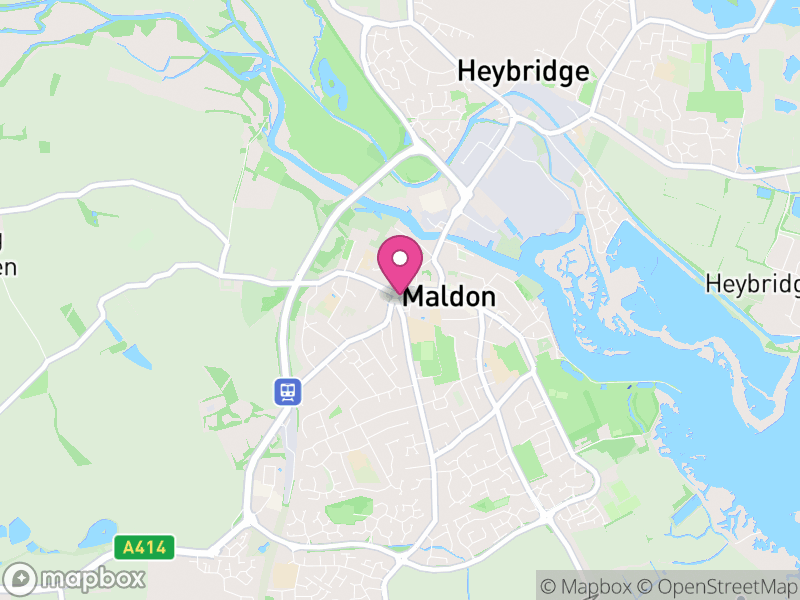 Map of properties for sale in Maldon