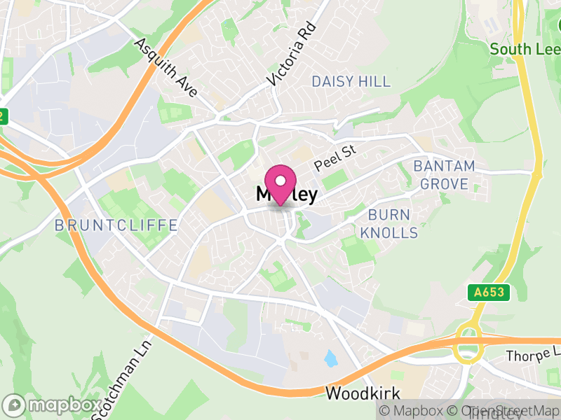 Map of properties for sale in Morley