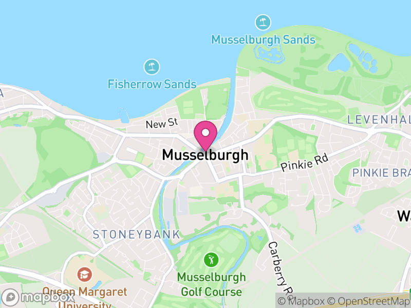 Map of properties for sale in Musselburgh