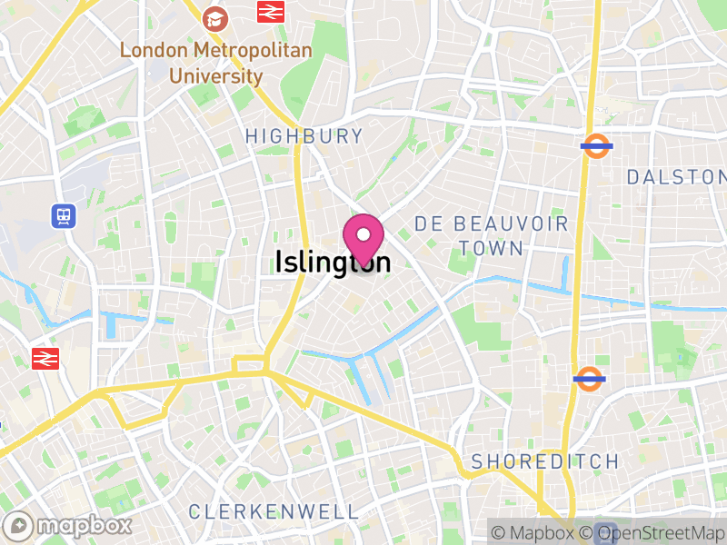 Map of properties for sale in N1