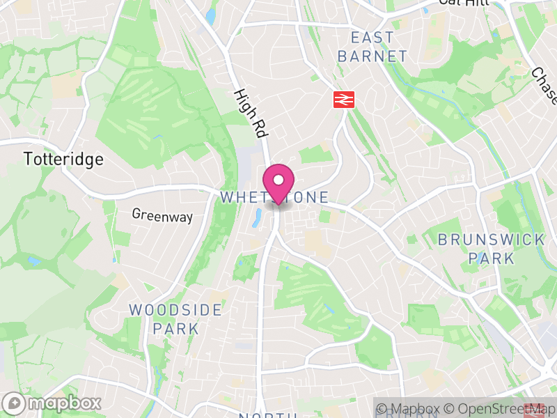 Map of properties for sale in N20