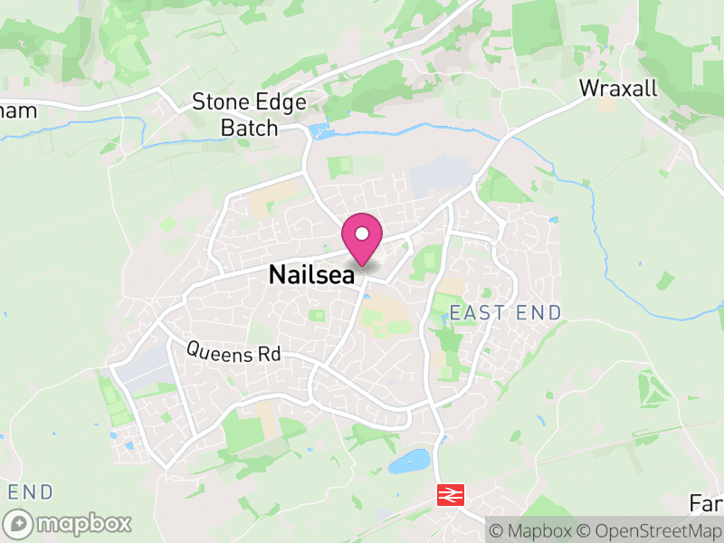 Map of properties for sale in Nailsea
