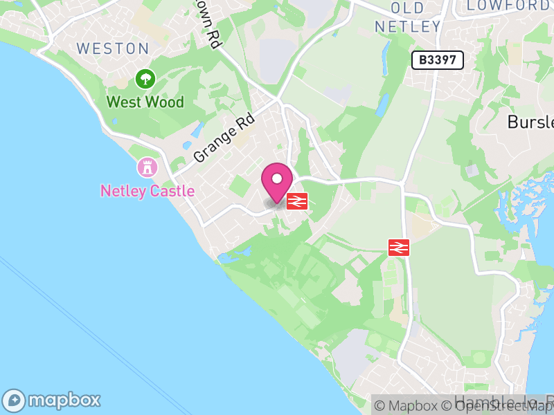Map of properties for sale in Netley