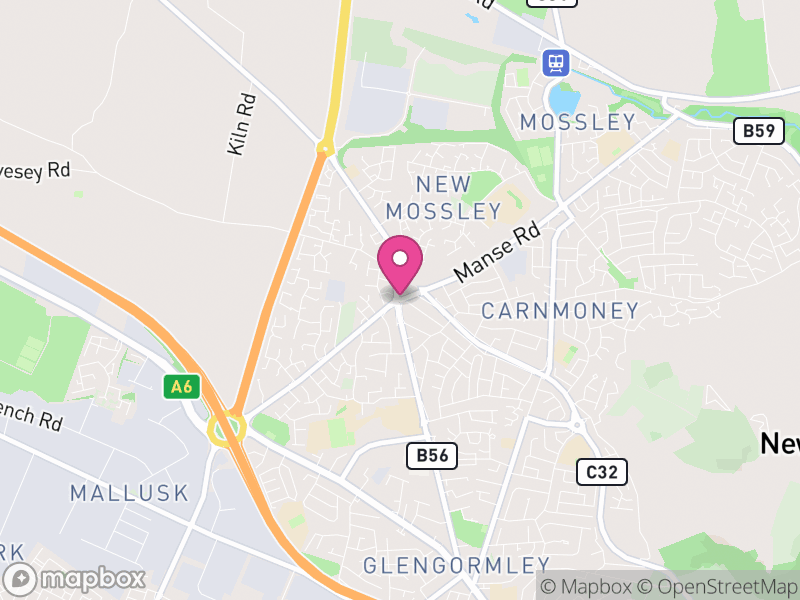 Map of properties for sale in Newtownabbey