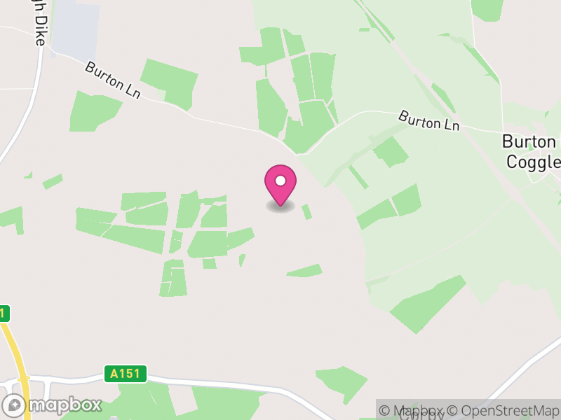 Map of properties for sale in NG33