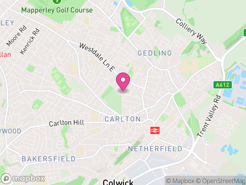 Map of properties for sale in NG4