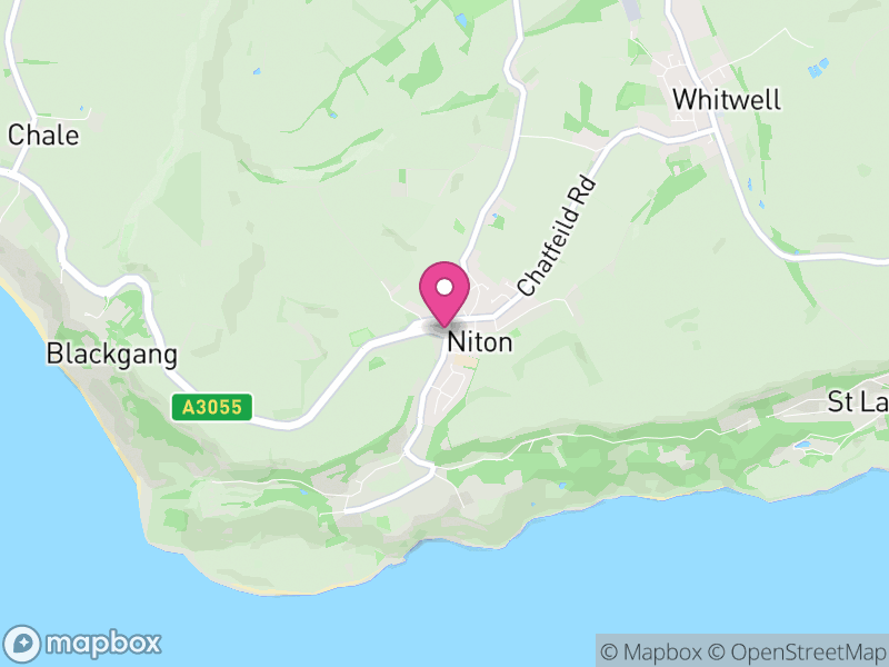 Map of properties for sale in Niton