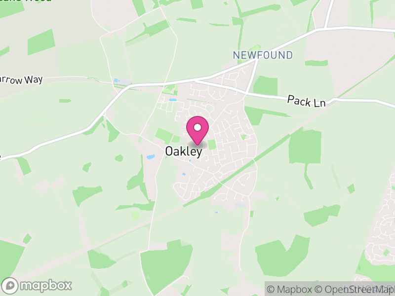 Map of properties for sale in Oakley