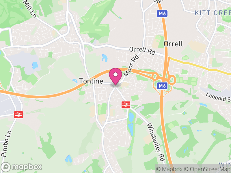 Map of properties for sale in Orrell