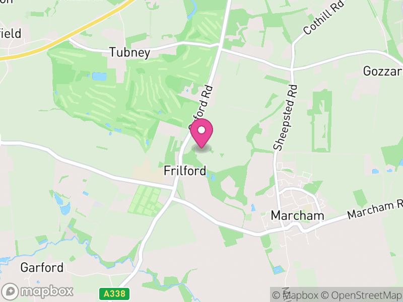 Map of properties for sale in OX13