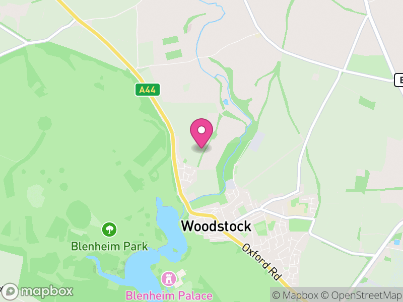 Map of properties for sale in OX20