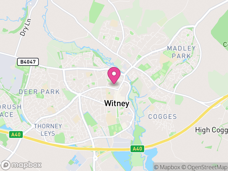 Map of properties for sale in OX28