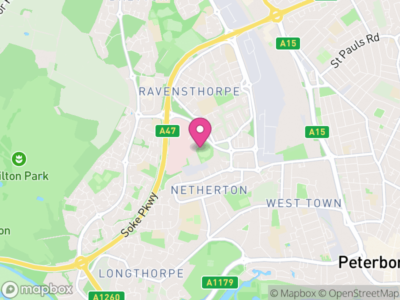 Map of properties for sale in PE3