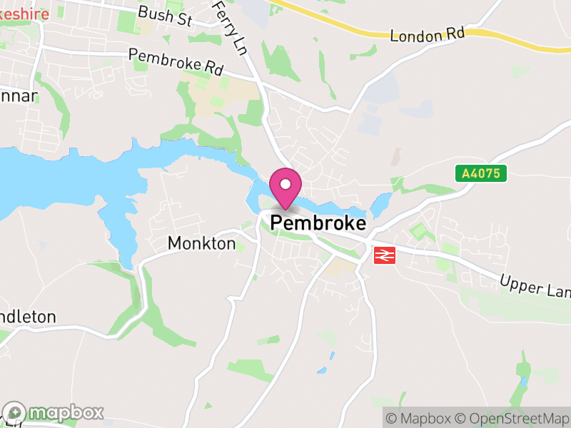 Map of properties for sale in Pembroke