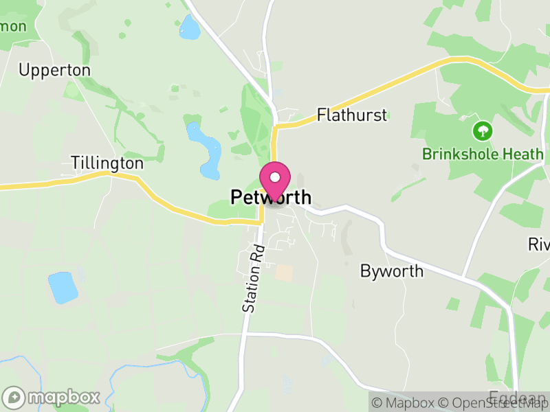 Map of properties for sale in Petworth