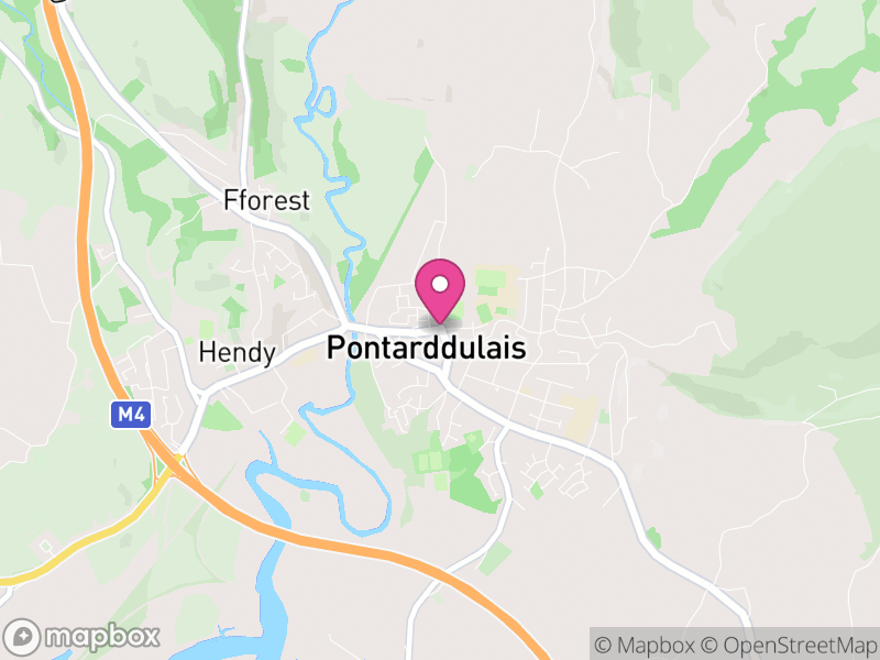 Map of properties for sale in Pontardulais