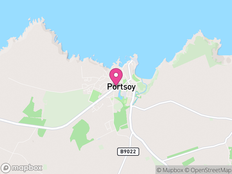 Map of properties for sale in Portsoy