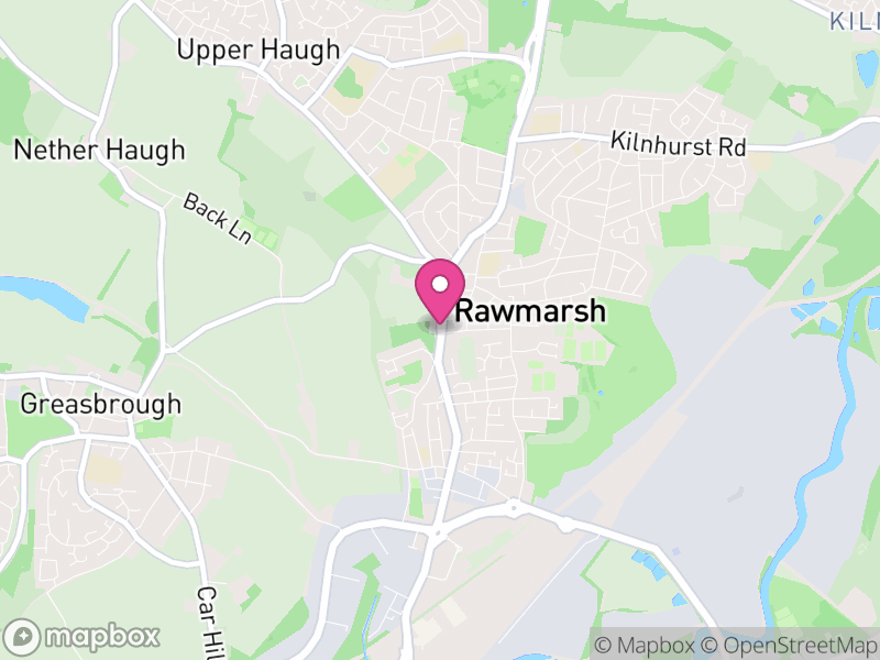 Map of properties for sale in Rawmarsh
