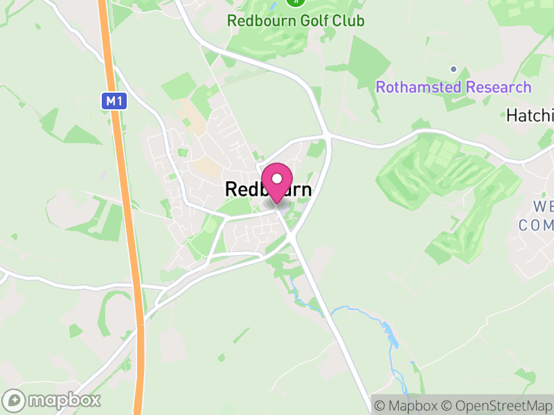 Map of properties for sale in Redbourn