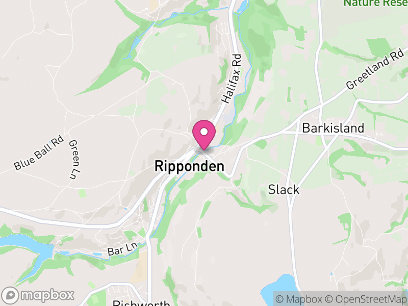 Map of properties for sale in Ripponden