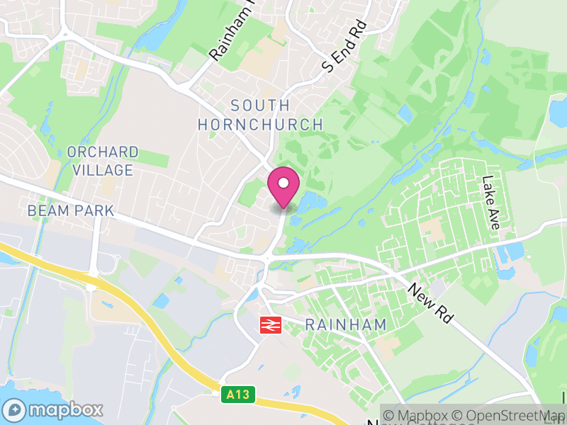 Map of properties for sale in RM13