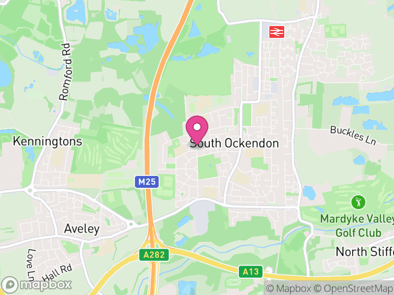 Map of properties for sale in RM15