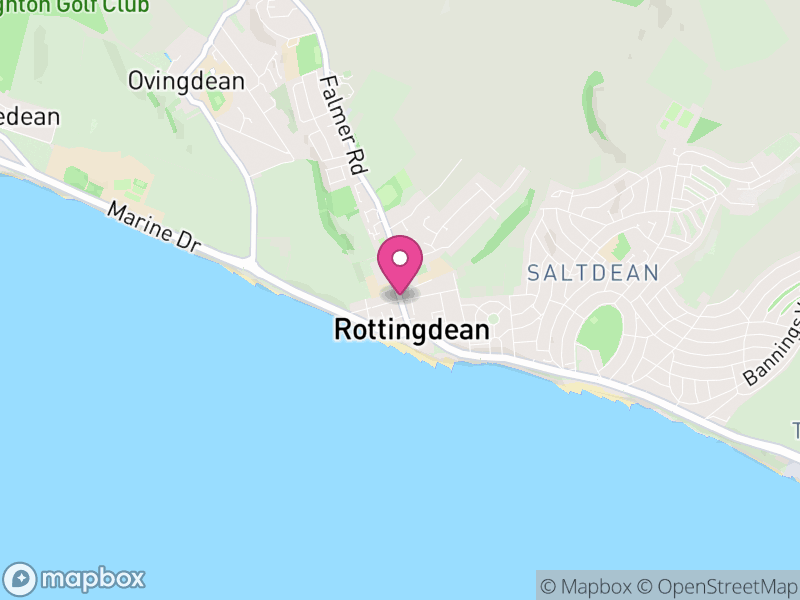 Map of properties for sale in Rottingdean