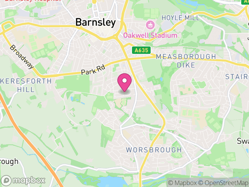 Map of properties for sale in S70