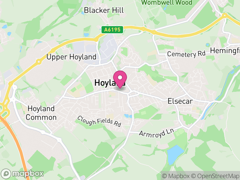 Map of properties for sale in S74