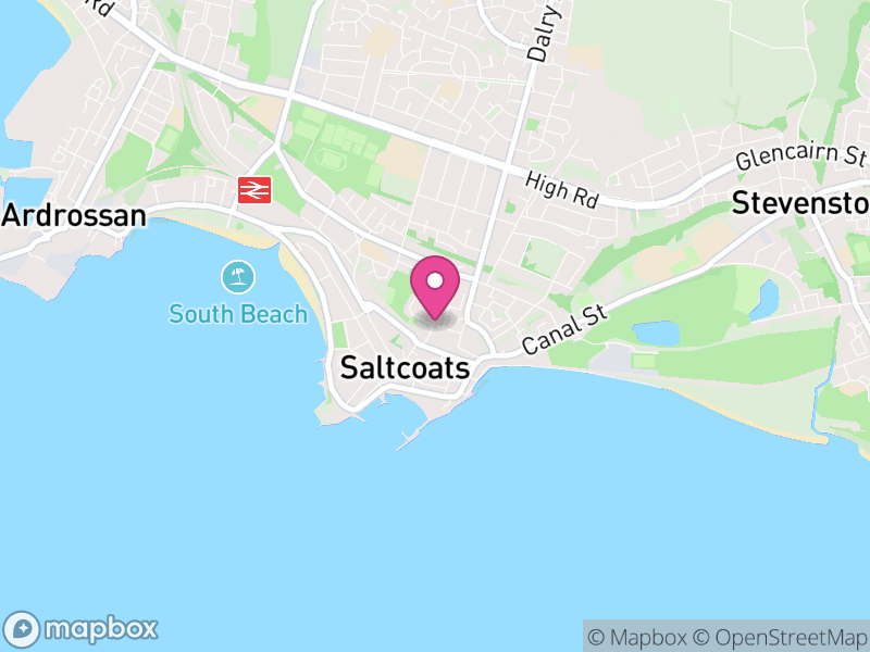 Map of properties for sale in Saltcoats