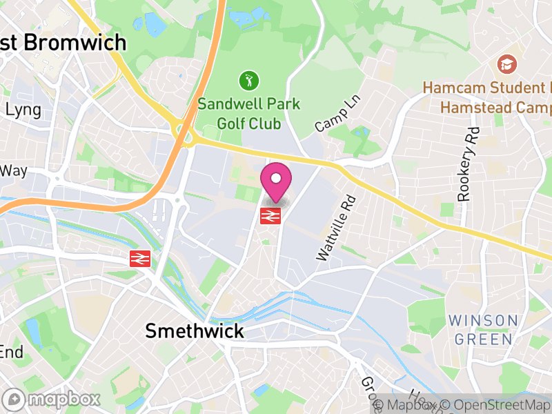 Map of properties for sale in Sandwell