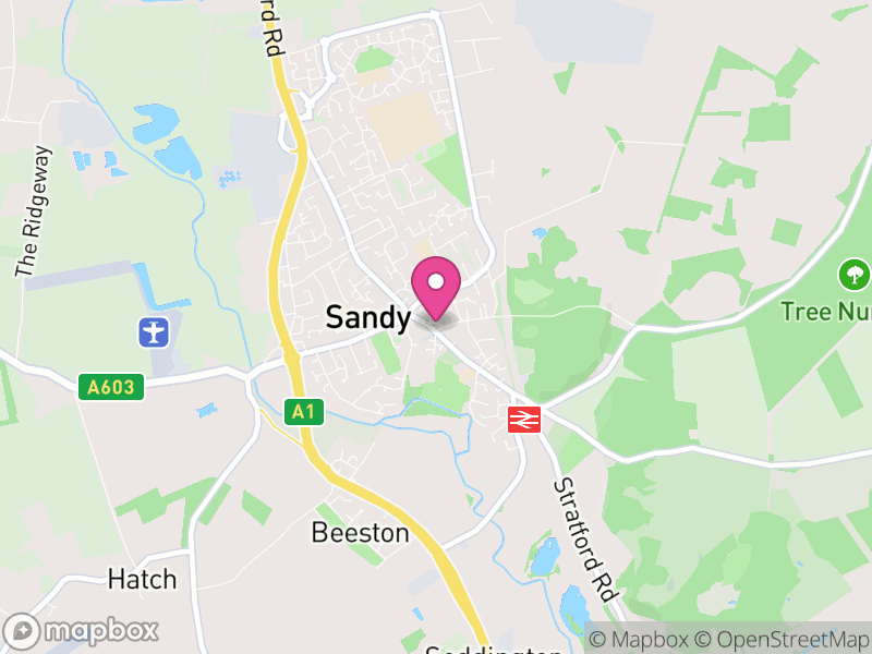 Map of properties for sale in Sandy