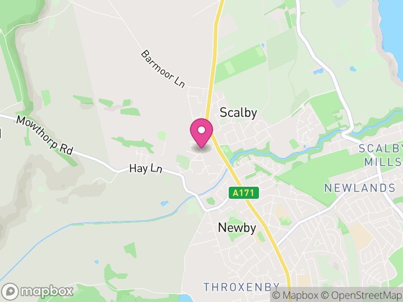 Map of properties for sale in Scalby