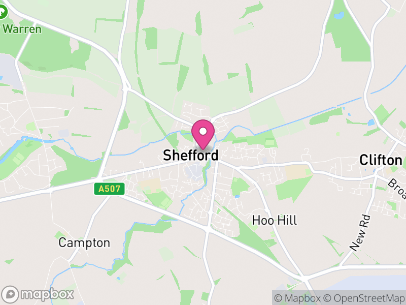 Map of properties for sale in Shefford