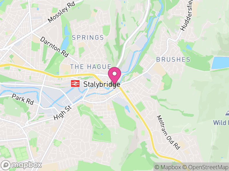 Map of properties for sale in Stalybridge