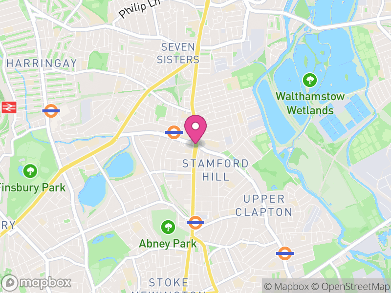 Map of properties for sale in Stamford Hill