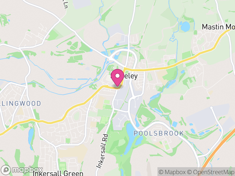 Map of properties for sale in Staveley